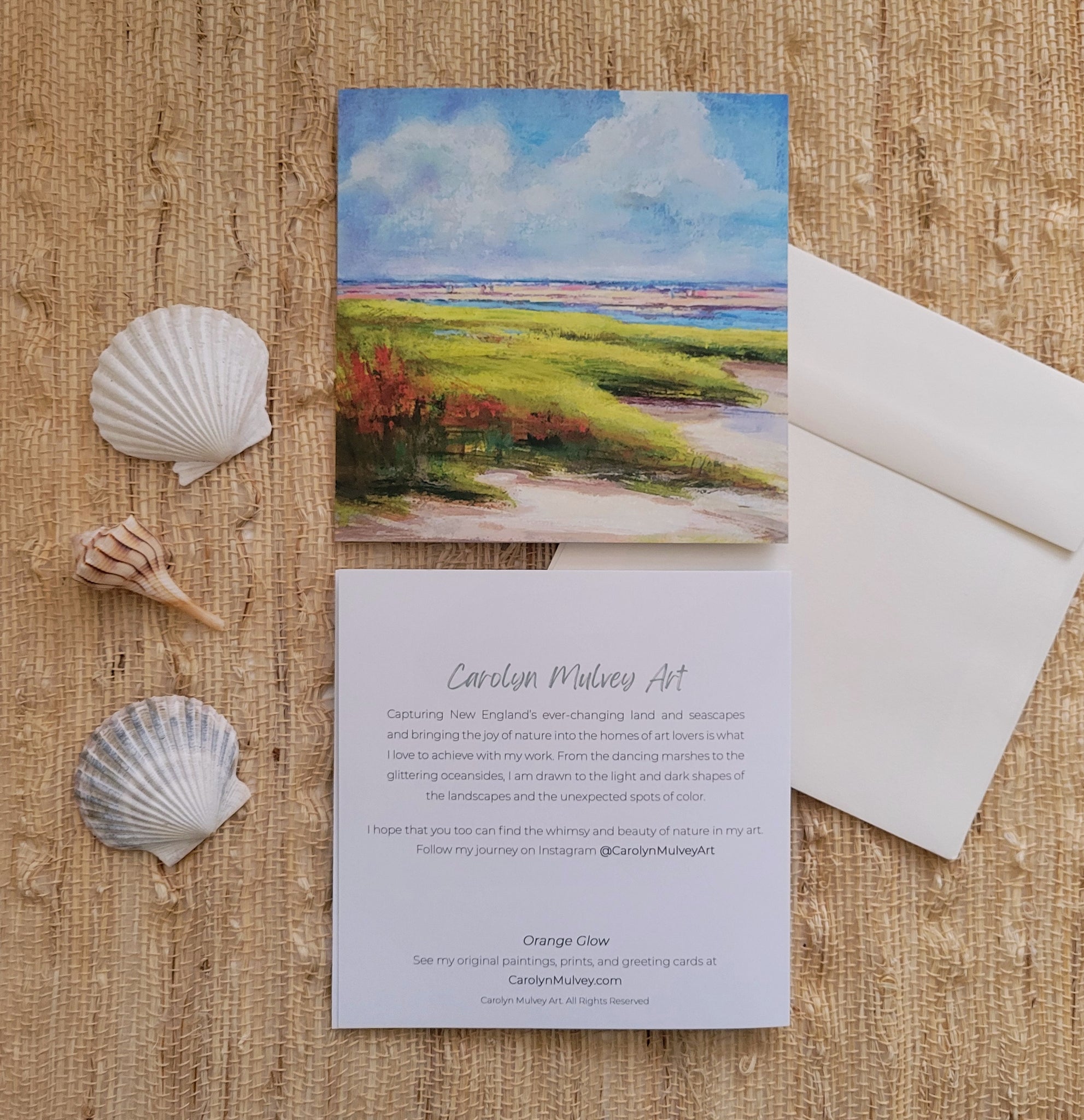 Adventure Afar~ "Beach Buddies Collection" ~5x5" Notecard