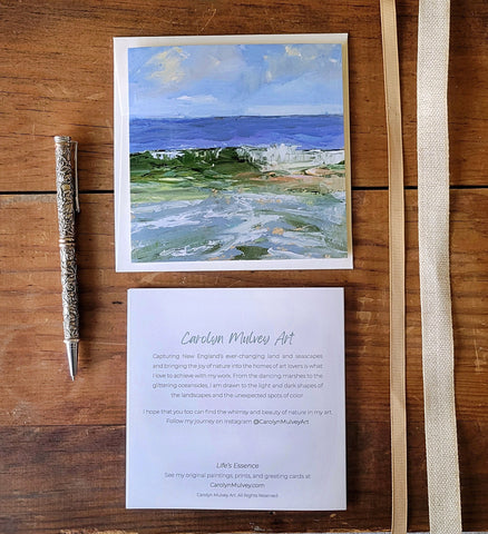 Life's Essence ~ "Set Sail Collection" ~ 5x5" Notecard