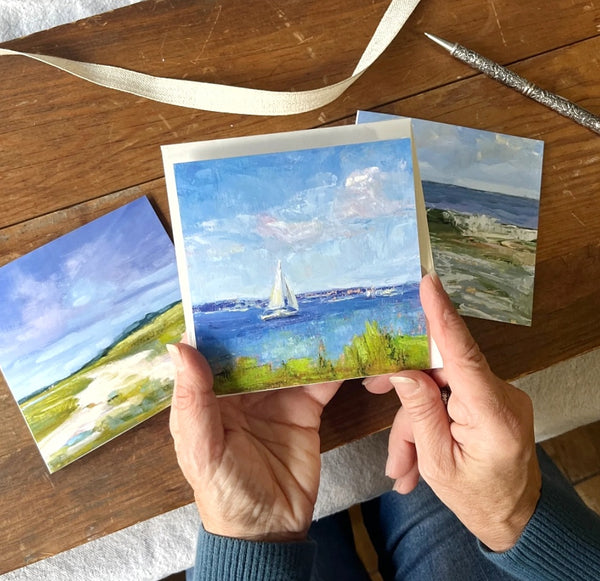 Off For The Day ~ "Set Sail Collection" ~ 5x5" Notecard