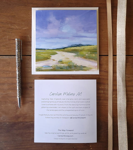 The Way Forward ~ "Set Sail Collection" ~ 5x5" Notecard